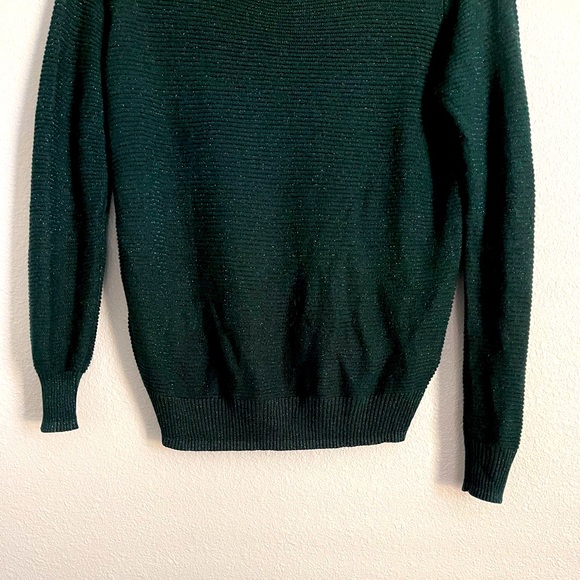 Green Sparkle light Sweater - Picture 3 of 4